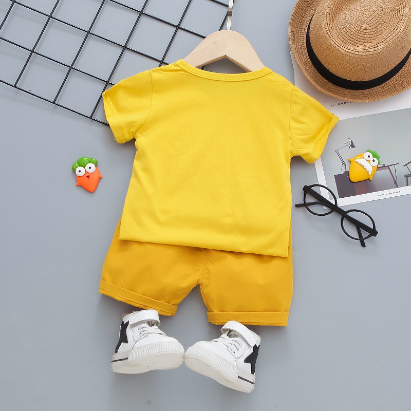 HappyOliver SET BEKO EBV Setelan Kemeja Bayi Laki-laki Lengan Pendek