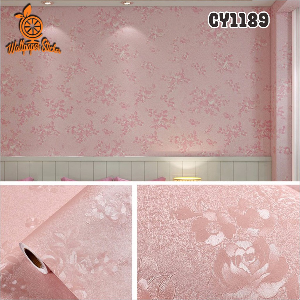 TERMURAH!!! Wallpaper Dinding Motif Modern Kekinian 45cmX10m Embos Timbul Salur Karakter Batu Alam-COD