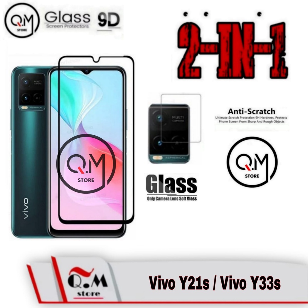 Tempered Glass Layar Vivo Y21 / Y21s /Y33s /Vivo S1 Pro V15 Pro Y12 Y15 Y17 V19 Y20 Y20i Y30 Y30i Y50