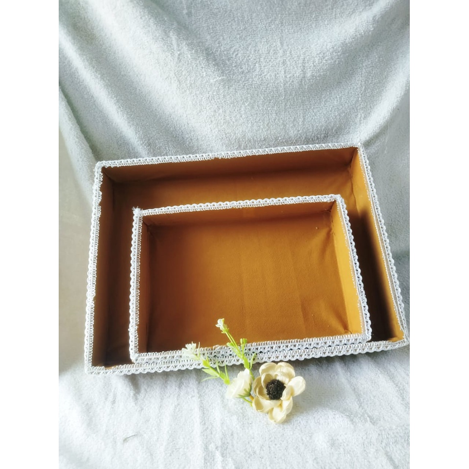 BEST PRODUCT  KOTAK HANTARAN 1 SET ISI 4 / KOTAK HANTARAN SET WARNA GOLD / KOTAK HANTARAN SIMPLE / K