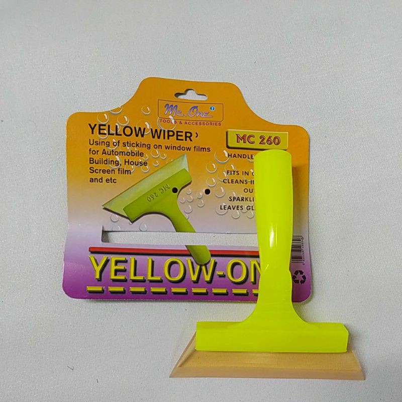 

kape Rakel serutan kaca film yellow one
