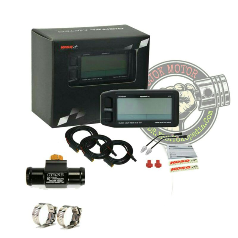 Koso Efi Meter Original AFR,RPM,Thermometer,Voltmeter,ShiftLight Plus Adapter