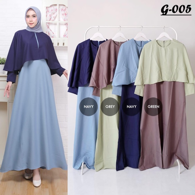 Gamis moscrrepe murah jakarta