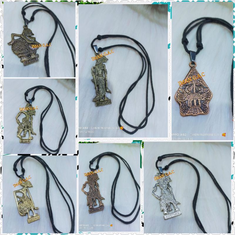 KALUNG+LIONTIN WAYANG BIMA, SEMAR/AKSESORIES KALUNG IMPORT