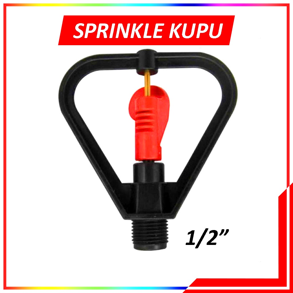 Sprinkle Butterfly Kupu Kupu 1/2&quot; Impact Rotary Nozzle Taman Kebun / Sprinkle Kupu Kupu Semprotan Air Mancur Taman