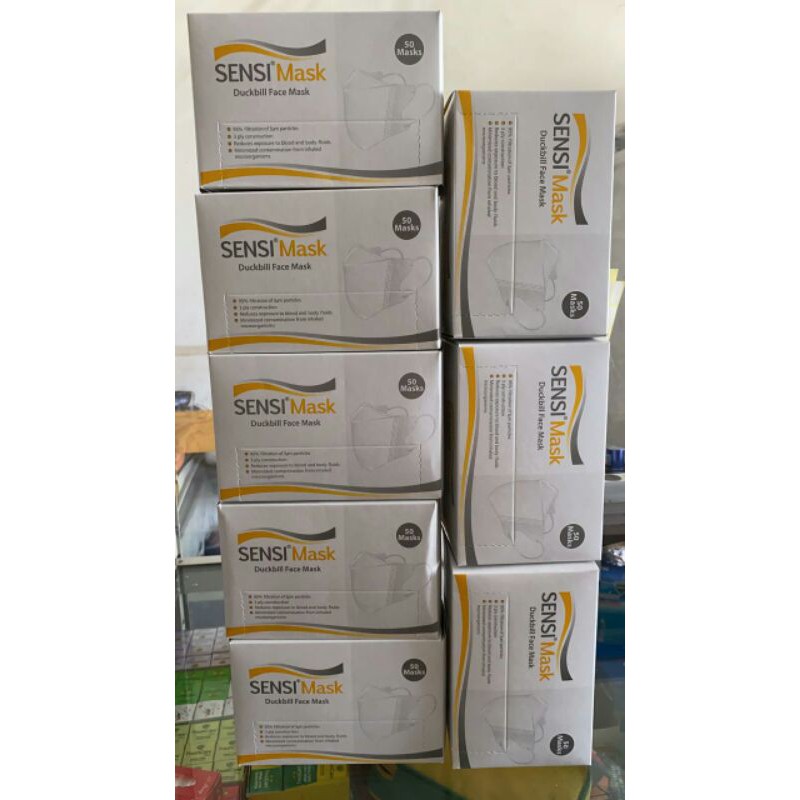 sensi duckbill | Masker Sensi Duckbill | Masker Duckbill Sensi isi 50pcs