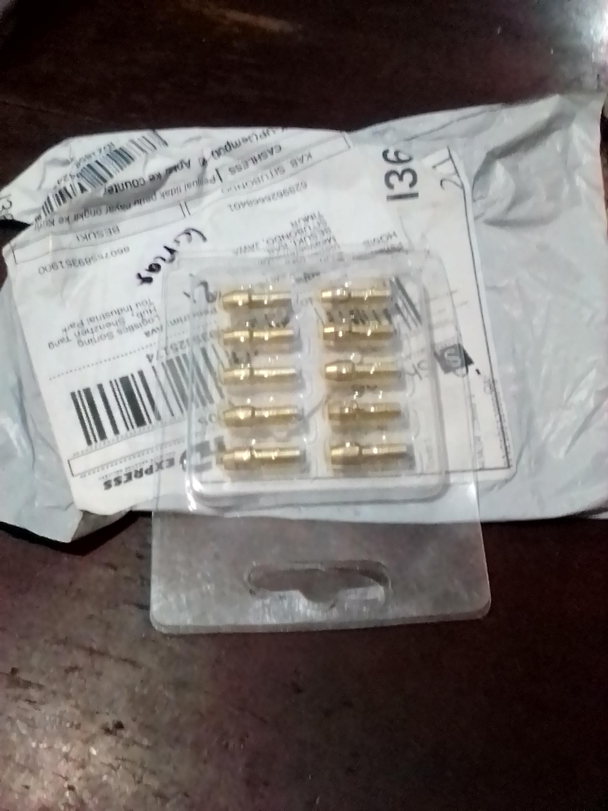 ❤crazymallueb❤10pcs Collet Chuck Tembaga Kuningan Mini Untuk Bor Motor Shaft