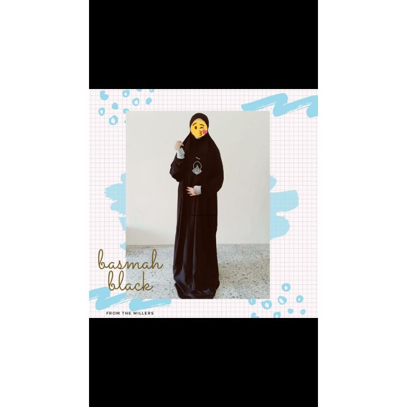 Mukena Hadromaut Terompah |Mukenah terusan BASMAH |Mukena Basmah Putih | fashionmuslimah | tarim