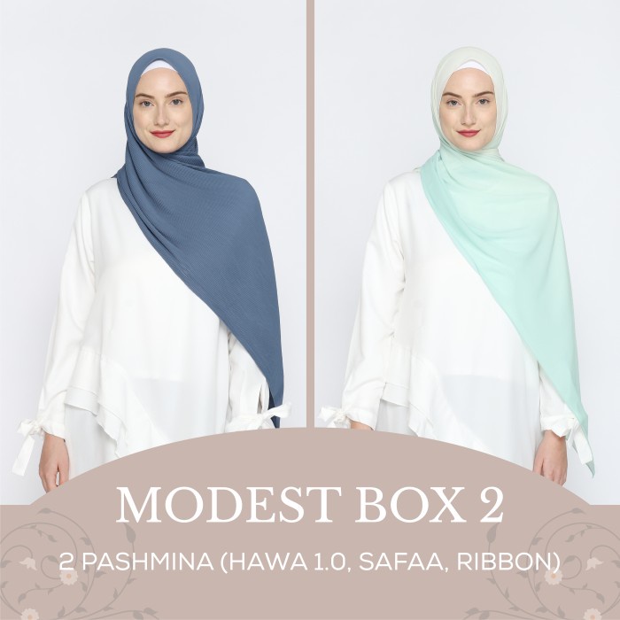 PASHMINA- MODEST BOX 2 - YUCCA MODEST -PASHMINA.
