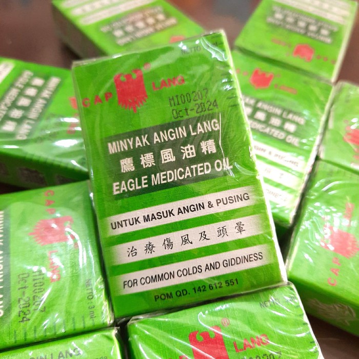 MINYAK ANGIN PPO cap LANG 3 ml Eagle Medicated Oil