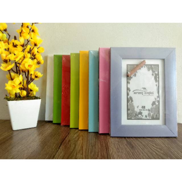 Bingkai foto/frame foto/pigura foto ukuran 10x15cm (4R)