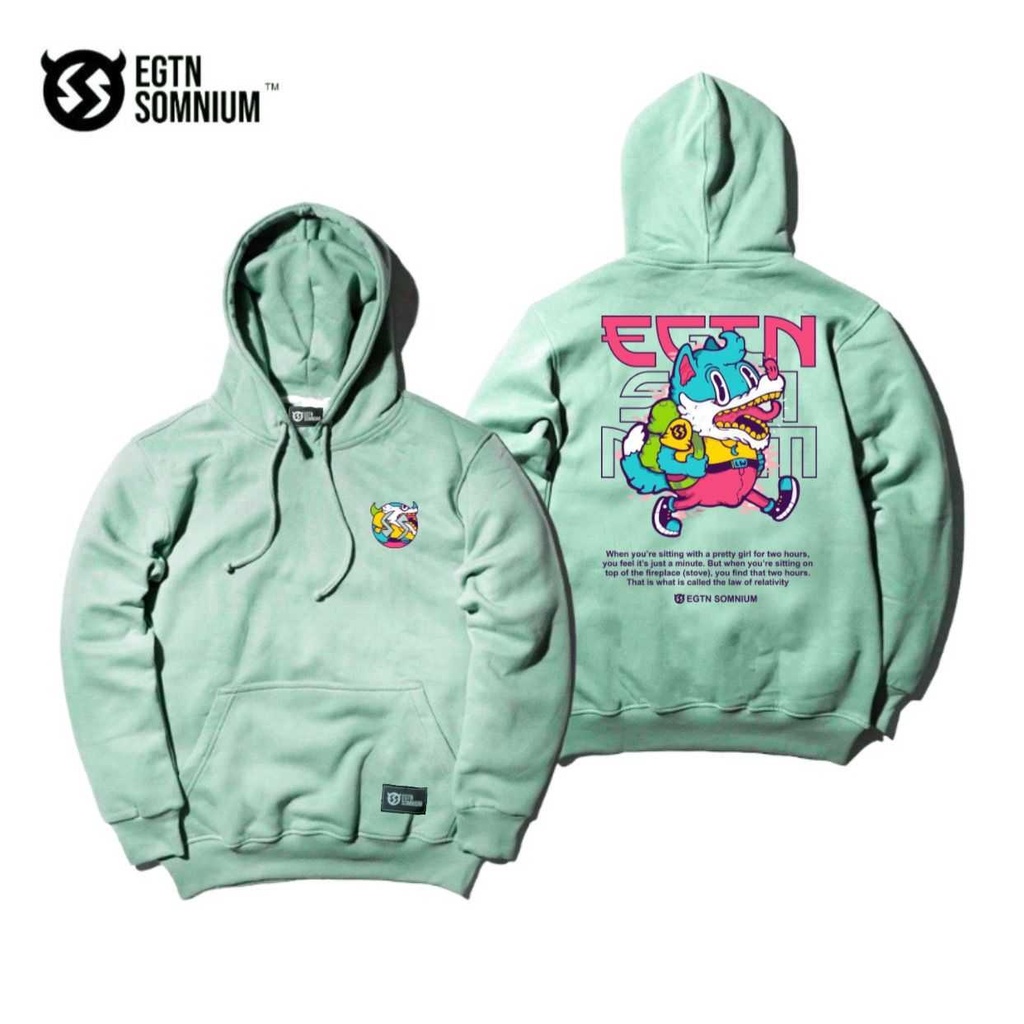 HOODIE EGTN SOFT GREEN PRIA WANITA / SWEATER HOODIE BASIC EIGHTY NINE TERBARU PREMIUM QUALITY / BEST SELLER
