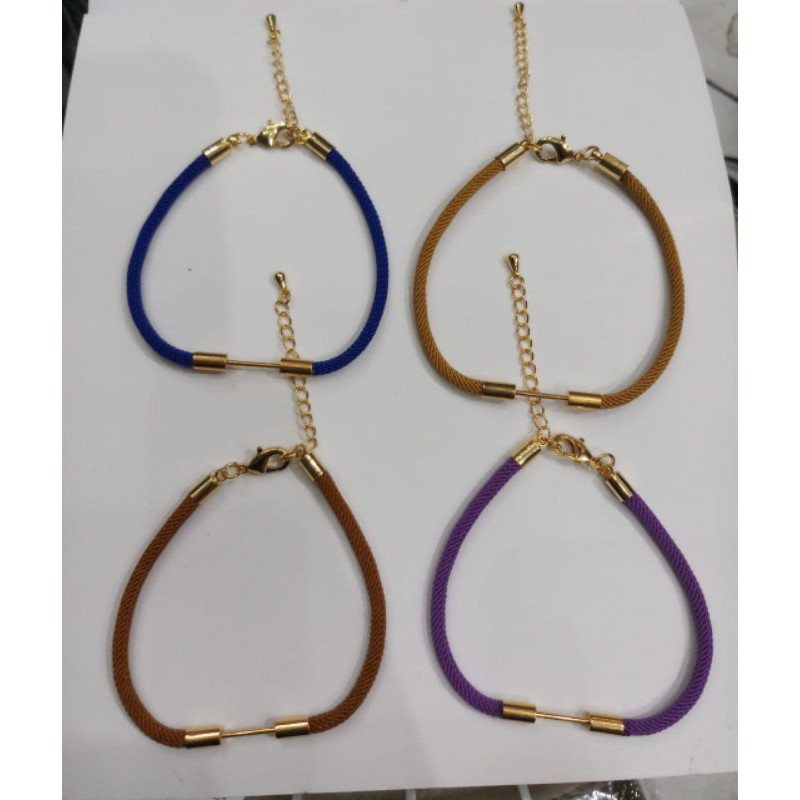 Gelang tali tusuk/ gelang tusuk untuk charm hongkong