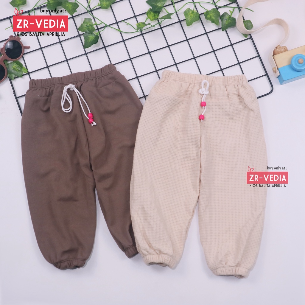 (UNIVERSAL) Jogger Molly Uk 1-12 Tahun / Pants Celana Panjang Polos Anak Perempuan Laki Laki Murah