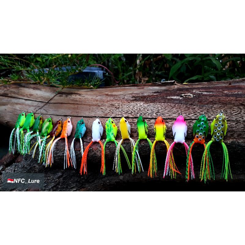 Soft frog killer 4cm/5,5gr. Umpan casting gabus/toman bentuk katak