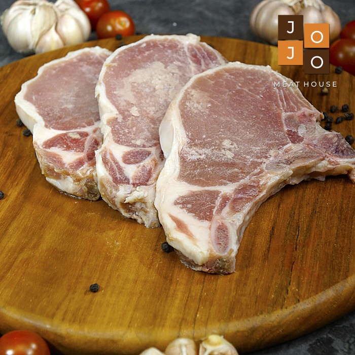 

PORK CHOP MEAT DAGING BABI KARBONAT TULANG STEAK IMPORT ORGANIK STEWED