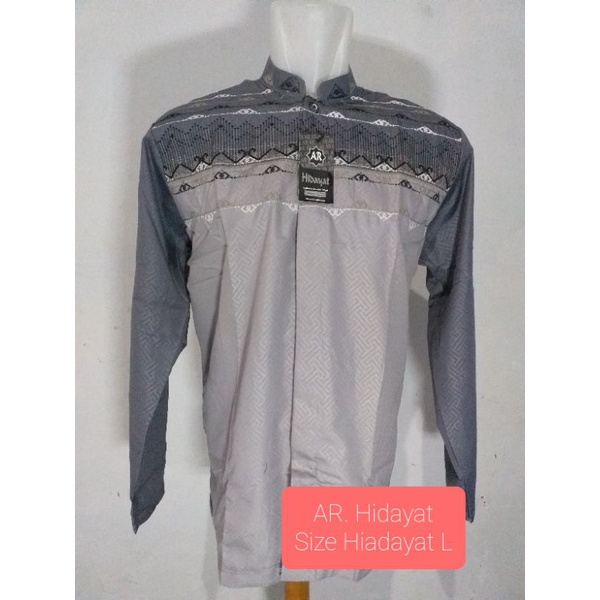 Baju Muslim atau Baju koko Pria Dewasa  Merk Hidayat