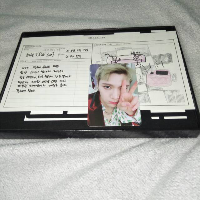Ready NCT127 NCT2018 EMPATHY PHOTOCARD TEN DIARY HAECHAN