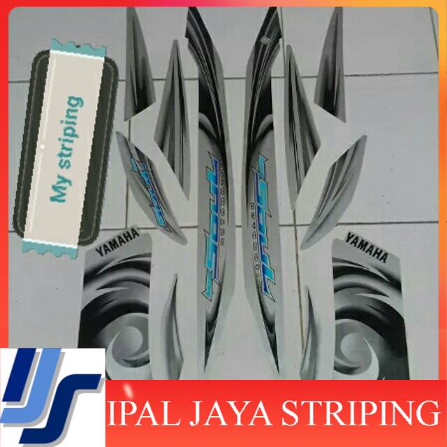 Striping Stiker mio soul 2007 silver