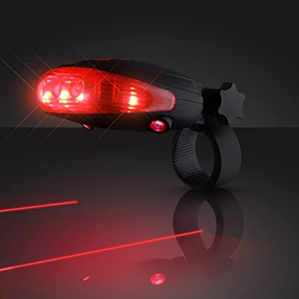 PROMO!!!LAMPU LASER BELAKANG SEPEDA/ LAMPU SEPEDA LED STROBO RED TAIL LIGHT