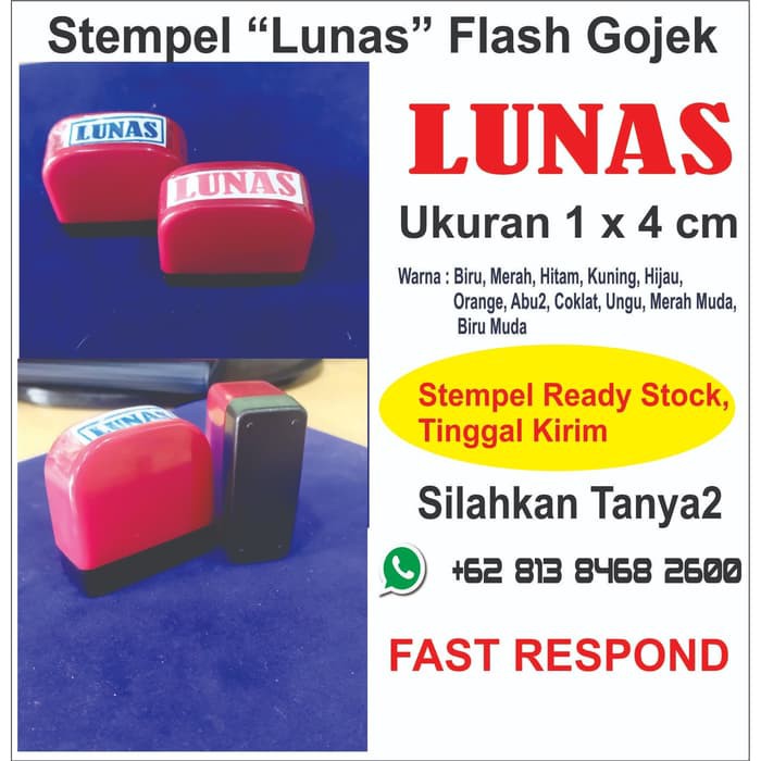 

Stempel Lunas Flash 1 Warna