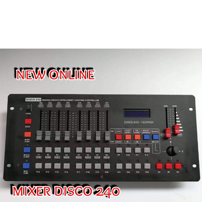 MIXER LIGHTING DISCO 240 KUALITAS BAGUS