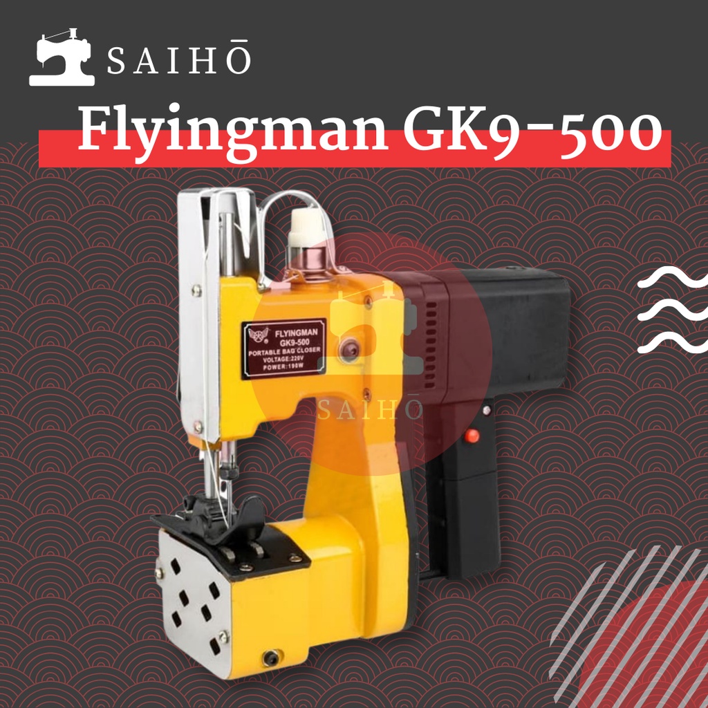 FLYINGMAN GK9 500 - Mesin Jahit Karung atau Goni | Portable Bag Closer