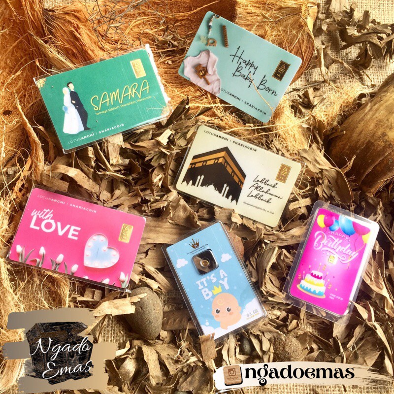 Gift series emas mini logam mulia lotusarchi lotus archi hartadinata big gold