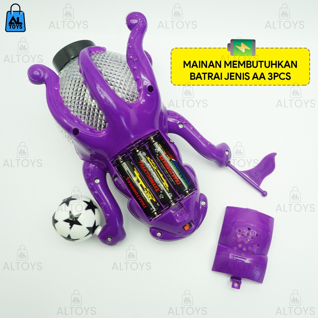 Mainan Octopus Dancing / Gurita Goyang Berjalan Berbunyi Musik Lucu HKR 66-005-188