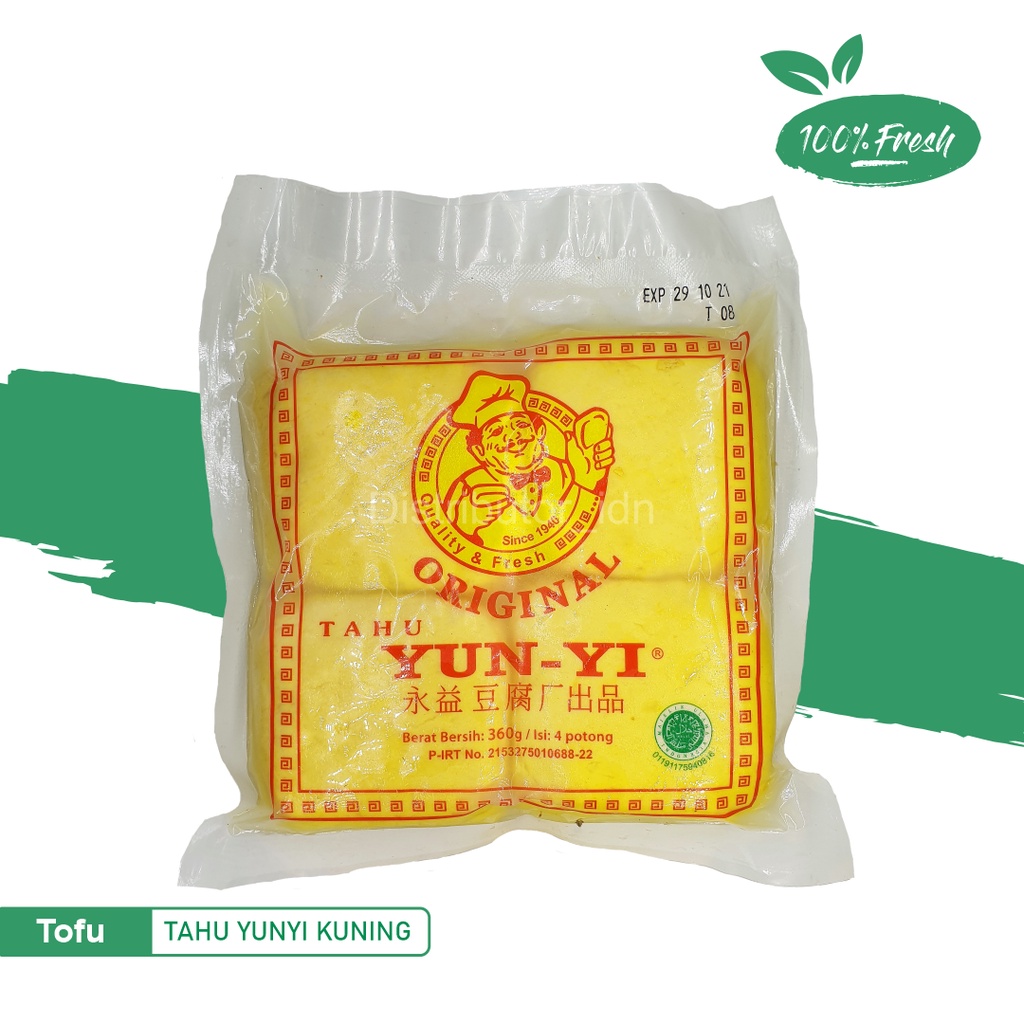 

Tahu Yun-Yi Kuning 4pcs