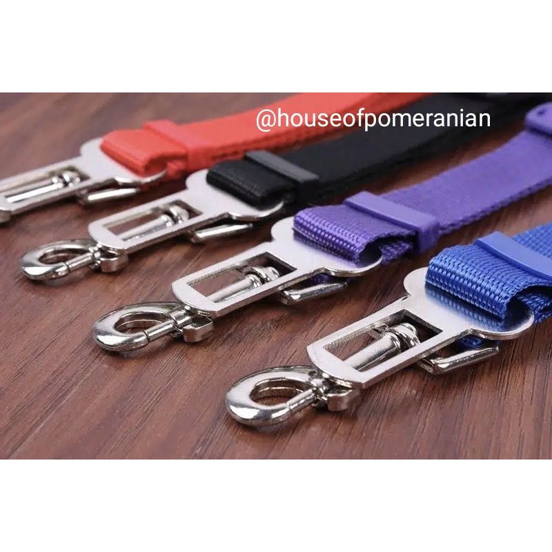 dog car harness safety belt mobil tali kekang carseat anjing puppy