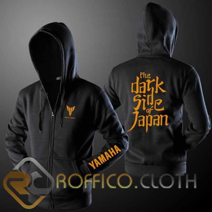 Jaket Hoodie Zipper Yamaha Mt 09 The Dark Side Of Japan Shopee Indonesia