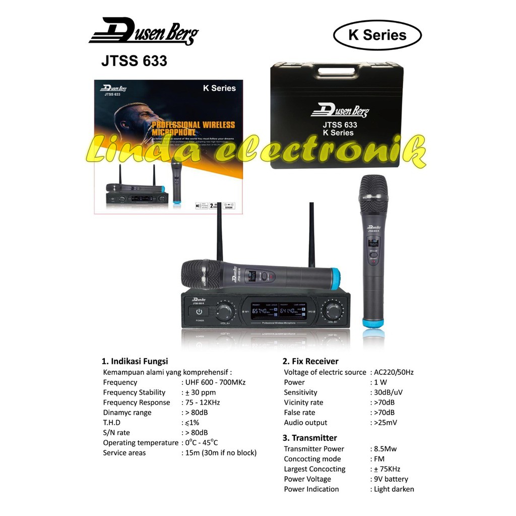 mic dusen berg JTSS 633k Mic DusenBerg jtss633k jtss633 k