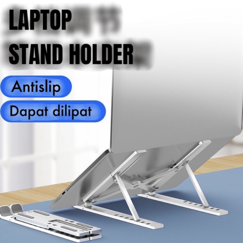 Stand laptop lipat folding laptop stand meja laptop holder lipat portable