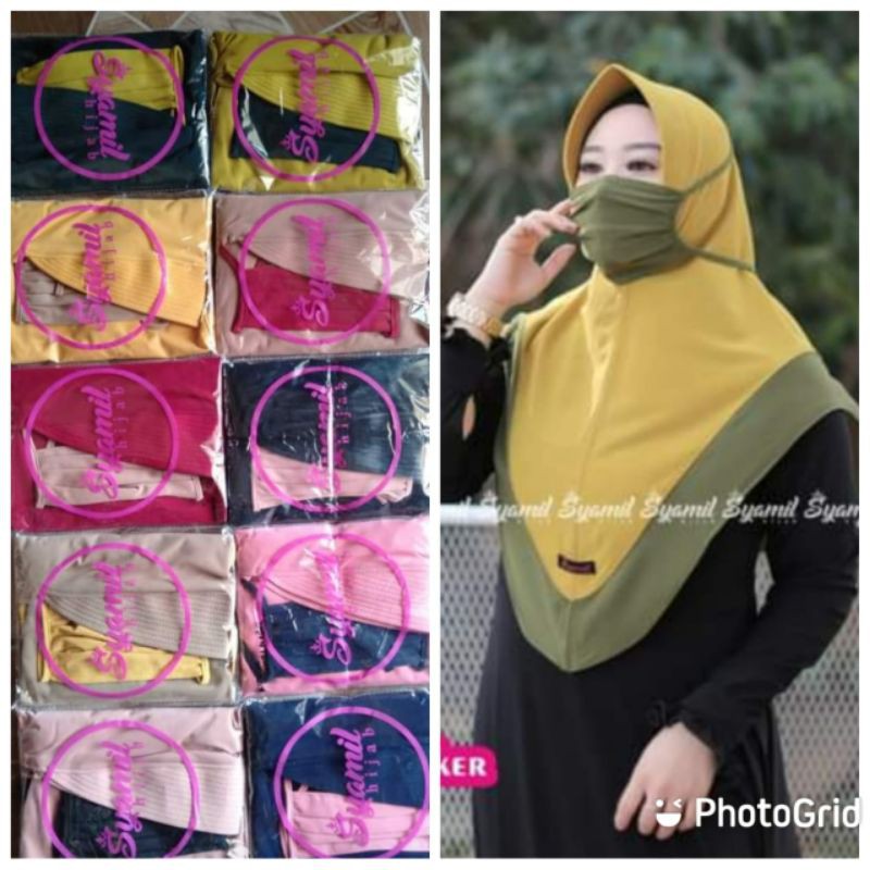 hijab set masker