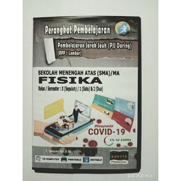 RPP 1 Lembar FISIKA SMA/SMK Kelas X Kurikulum 2013 Revisi 2020