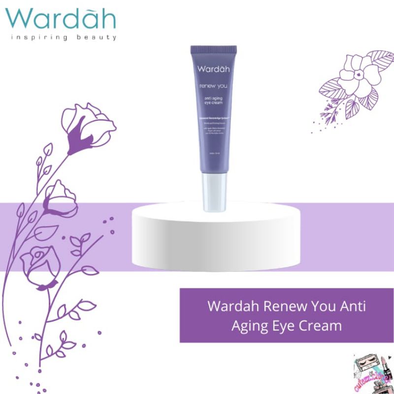 ☃Cutezz_Ching1☃New!!! Wardah Renew You Anti Aging Eye Cream 10ml