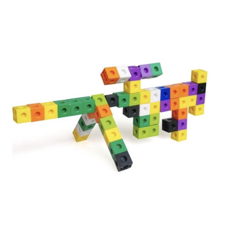 Mainan Edukasi Linking Cubes - Math Link Cube