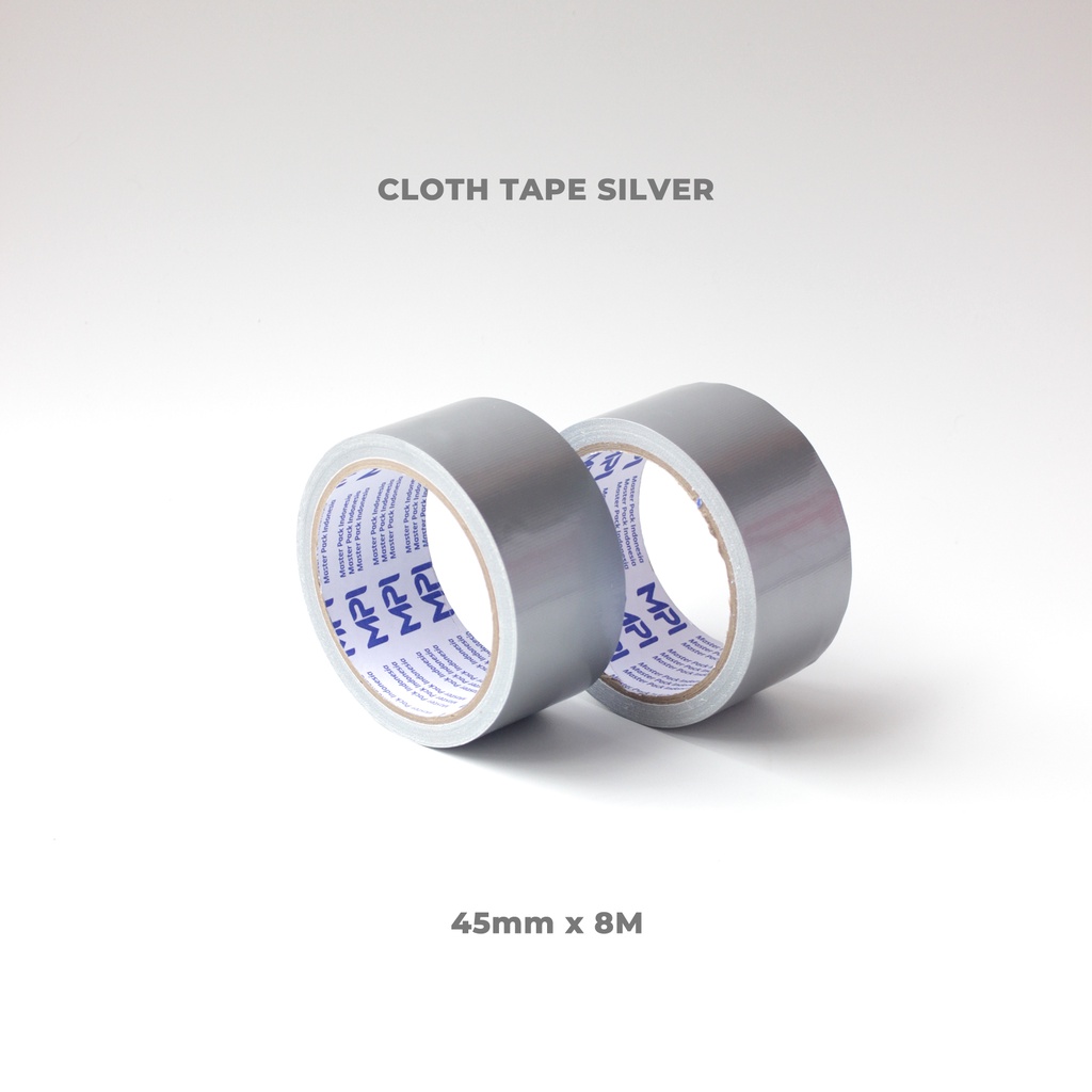 Lakbain Kain Silver MPI 2 INCH x 8 Meter MPI - Cloth Tape