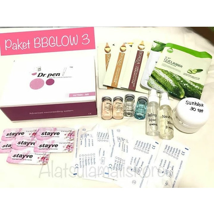 Paket BBGLOW komplit 1 mesin MYM