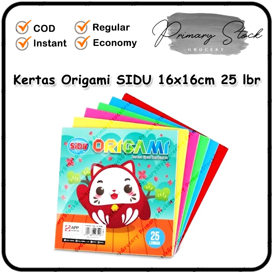 

Kertas Origami Paper 16x16 Kertas Warna Warni Sidu Sinar Dunia 25 Lembar
