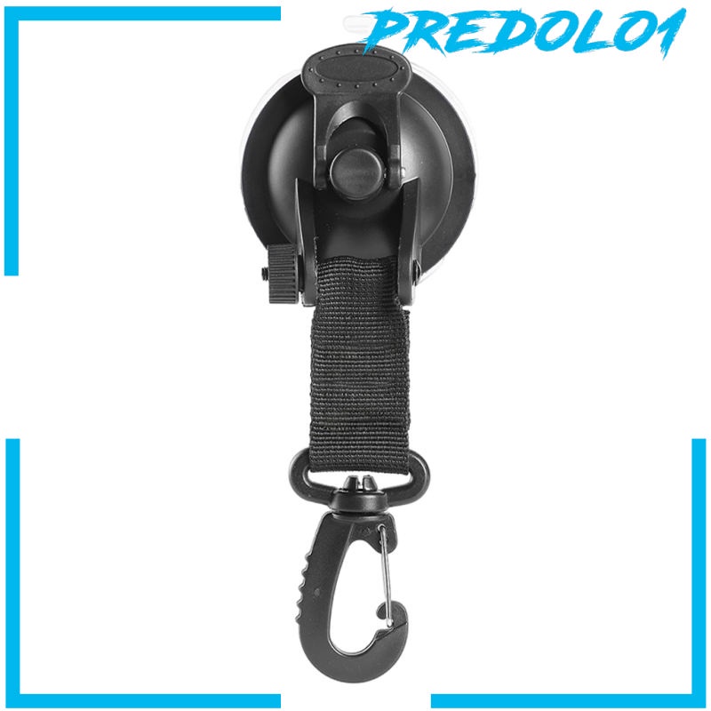 (Predolo1) 4pcs Jangkar Dengan Suction Cup + Carabiner Untuk Mobil / Tenda Camping