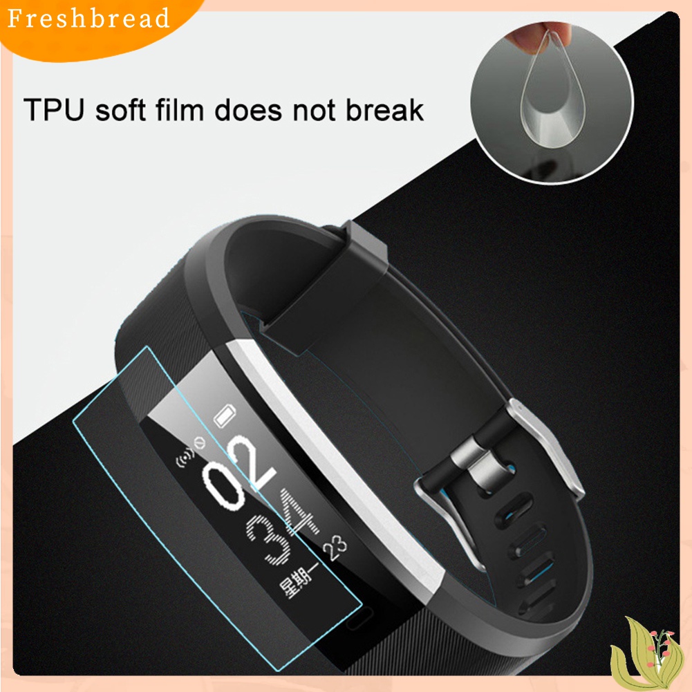 Terlaris 3Pcs TPU Smart Bracelet Full Cover Front Screen Protective Film for ID 115 Plus