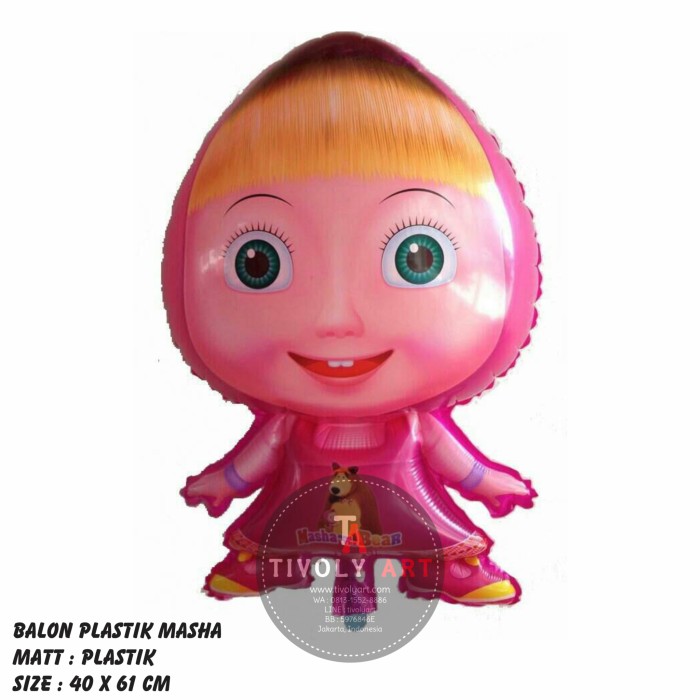 Balon Foil Masha / Balon Masha Termurah