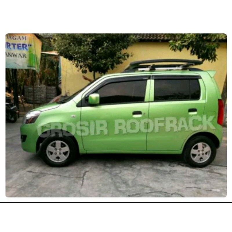 Roofrack lengkap dg crossbarnya RHINO pnp untuk mobil dg roofrail dan tanpa roofrail karimun terios