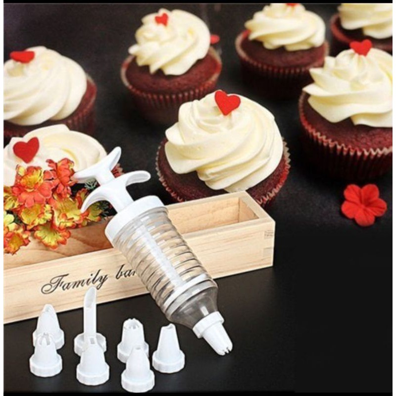 cake decoration 8 in 1 alat penghias kue tart cookies cetakan kue