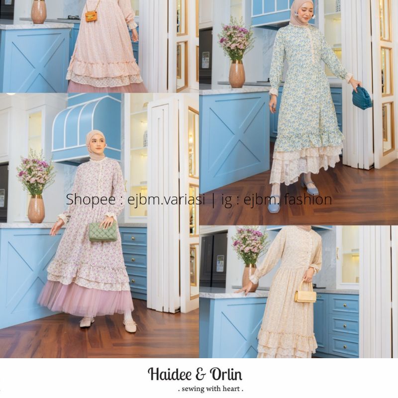 OFFICIALHAIDEEORLIN Midi Raya Dress Haidee Orlin | Midi Raya Satine Midi Raya Raisa Midi Raya Aufa M