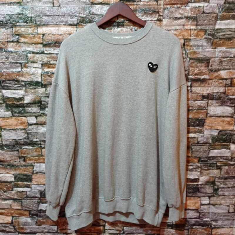 PLAY CDG CREWNECK ORIGINAL SECOND