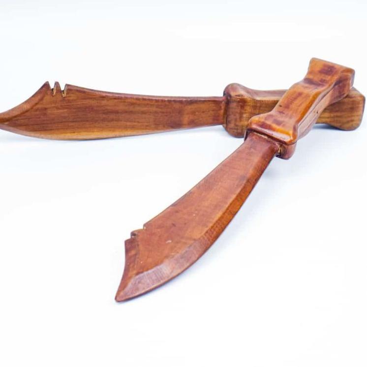 Lagi Tren.. Belati Latihan PSHT/Belati Siswa PSHT/Belati Kayu Jati