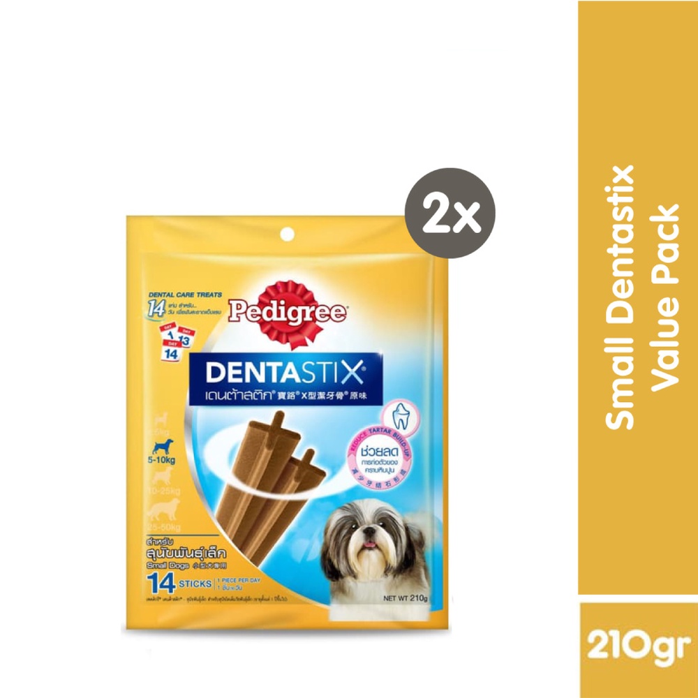 Terpopuler CEK HARGA PEDIGREE® Dentastix Value Pack Small Snack Anjing
210 g - Isi 2